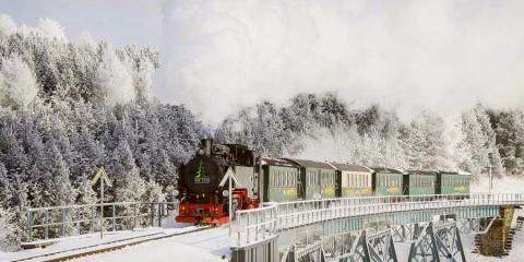 Titelbild für Winterlicher Bahnzauber